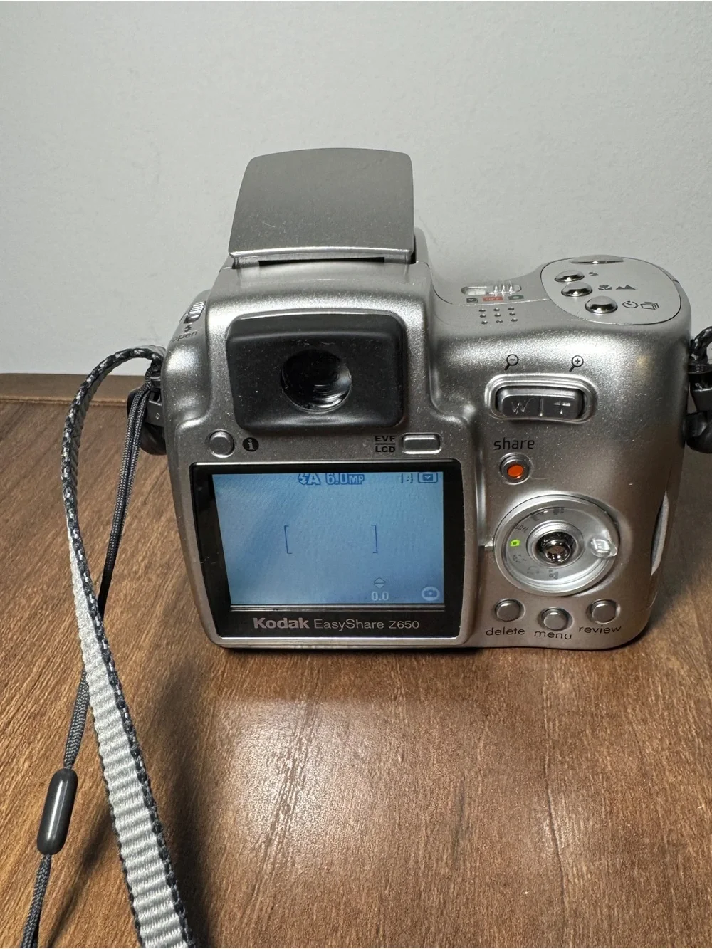 Kodak Silver and Black 10X Zoom Digital Camera with Strap